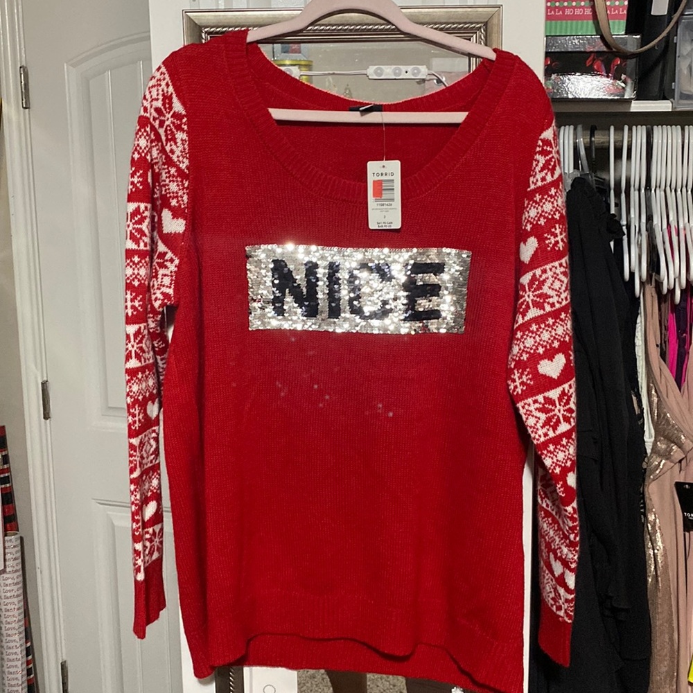 Torrid Christmas sweater